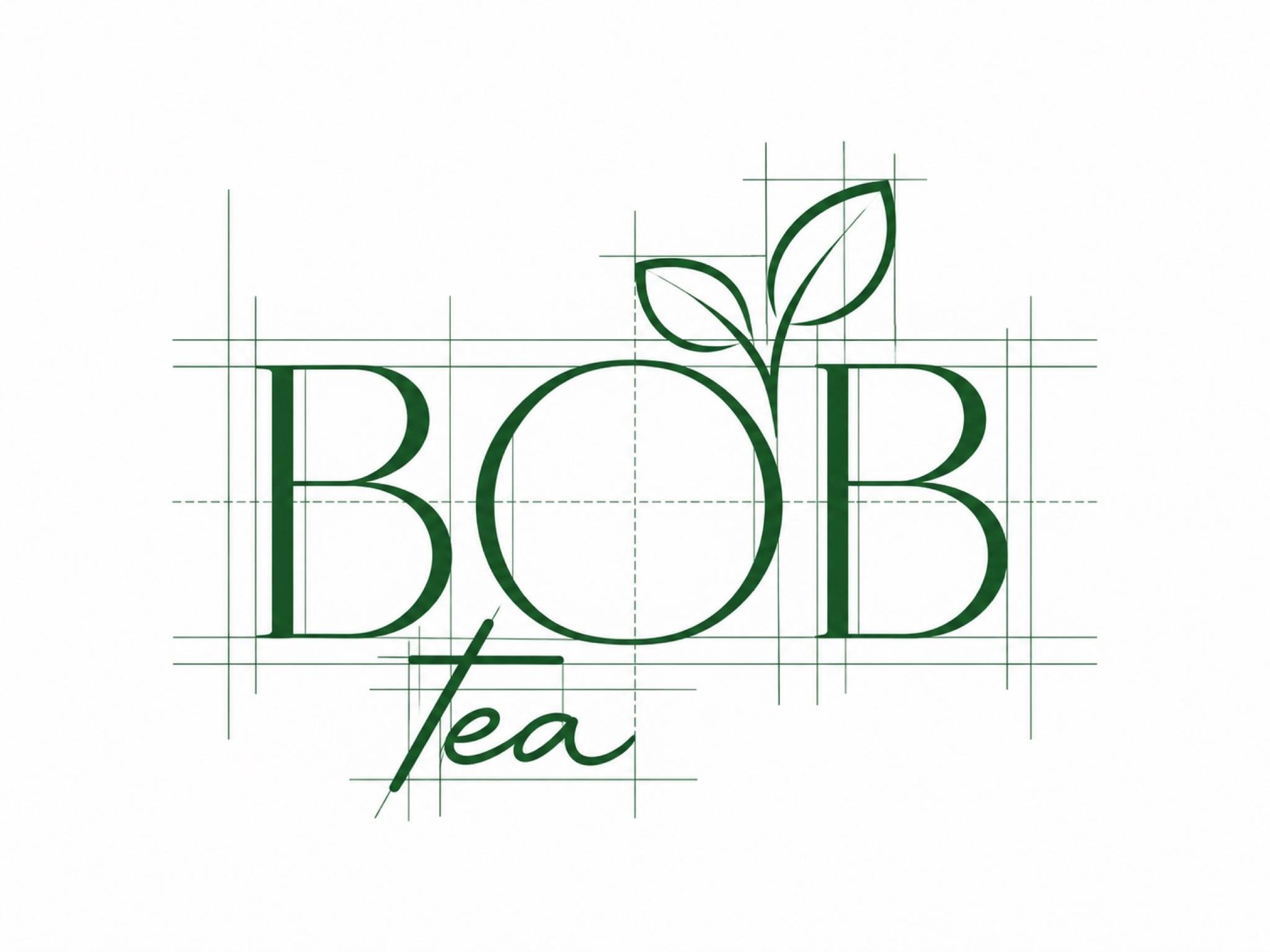 BOB Tea — построение логотипа