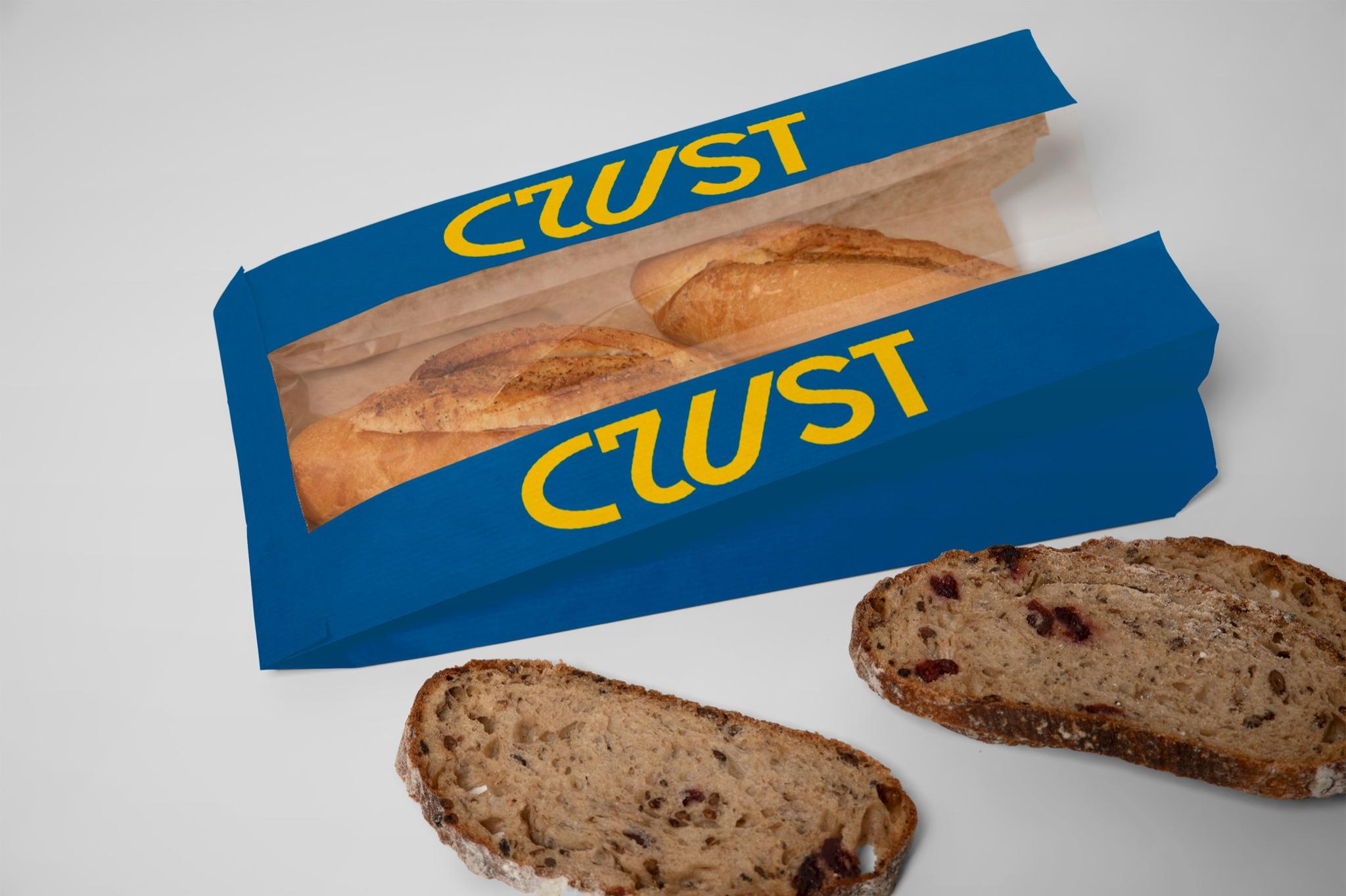 CRUST BAKERY — графическая композиция