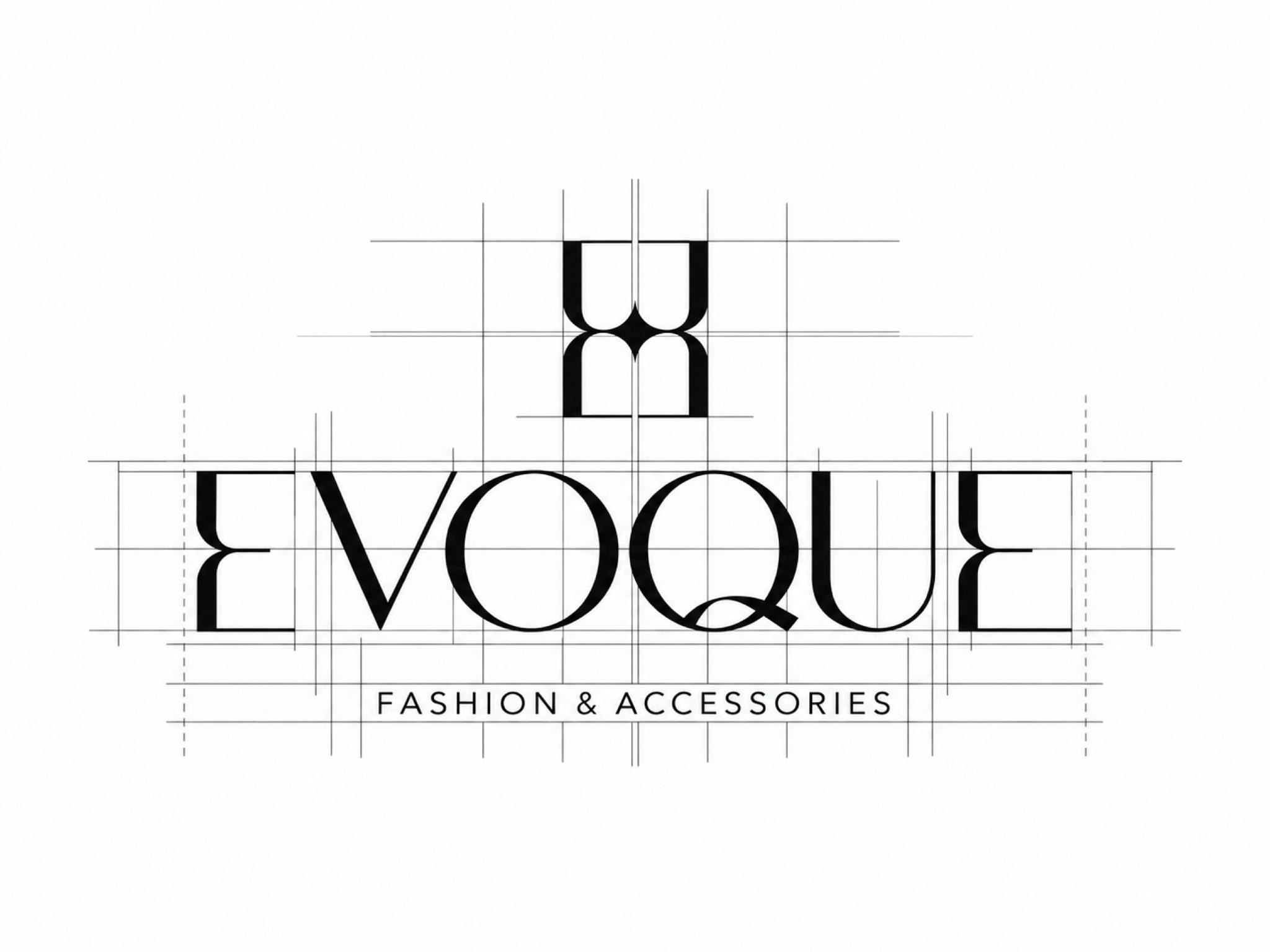 EVOQUE — построение логотипа