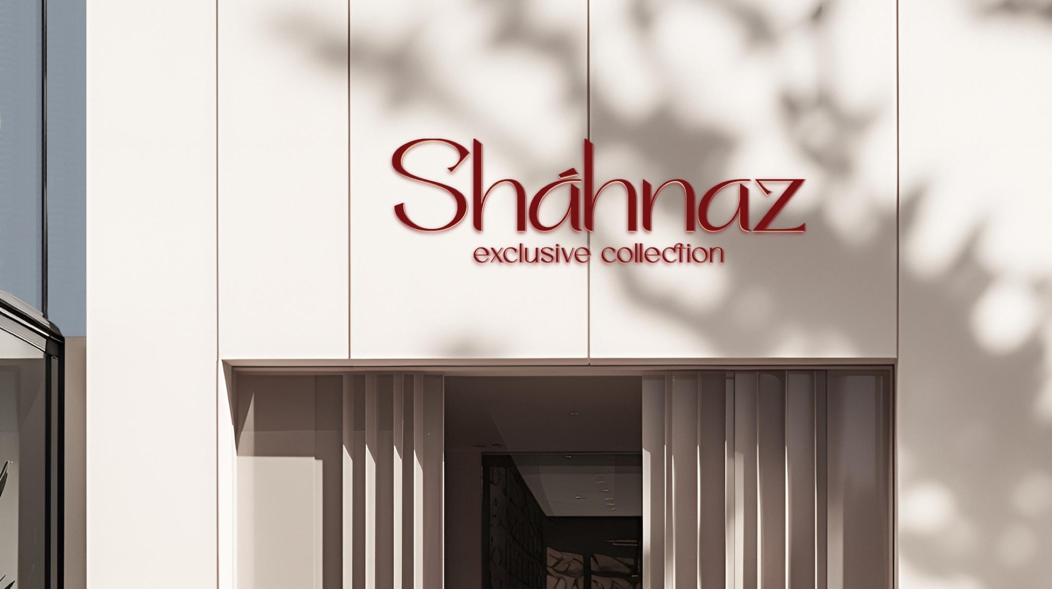 Sháhnaz — вытянутая типографика