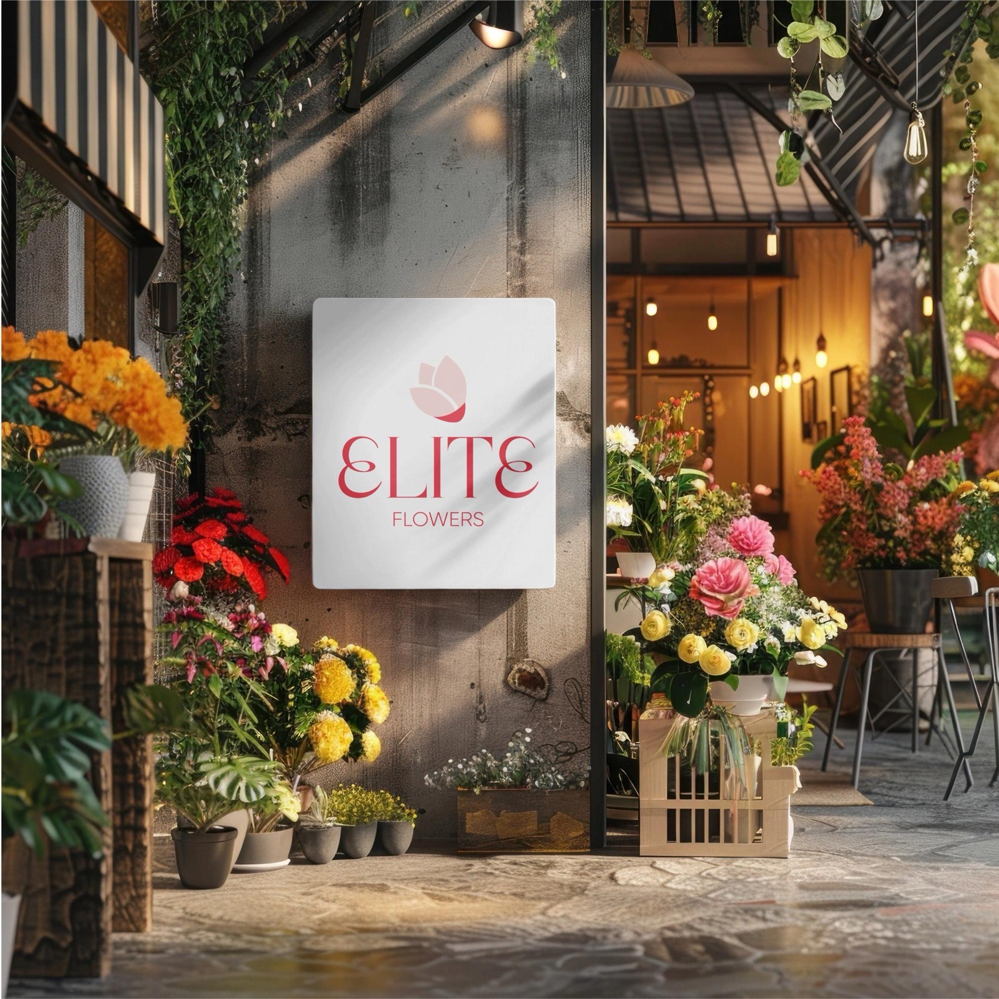 ELITE FLOWERS — логотип