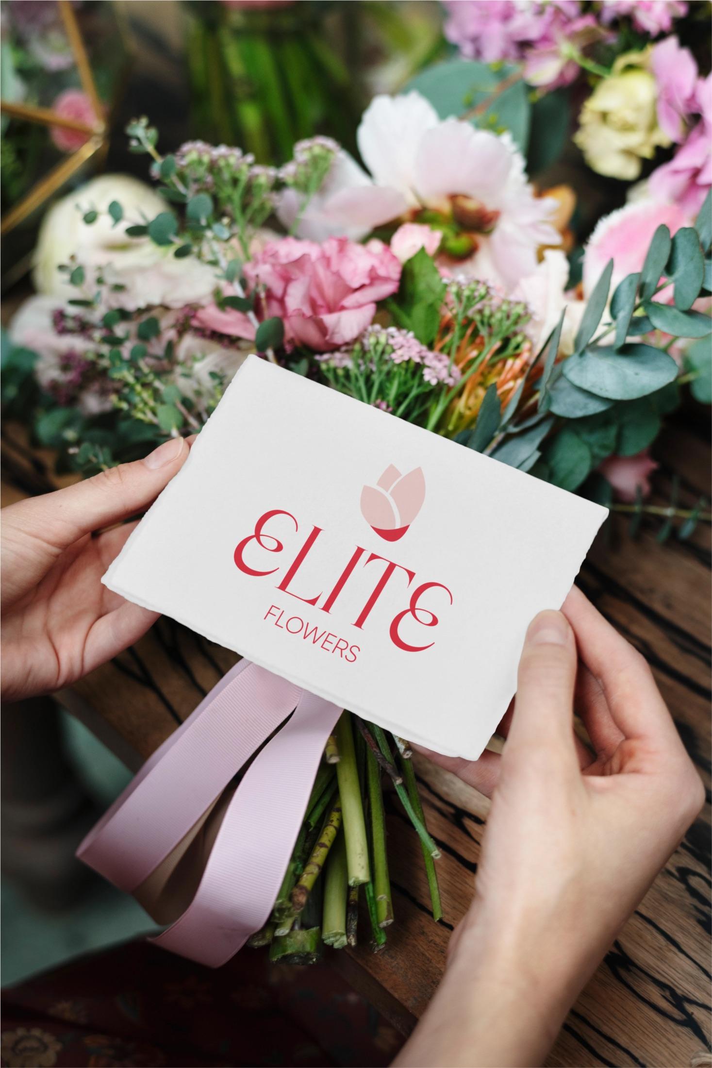 ELITE FLOWERS — фирменный носитель