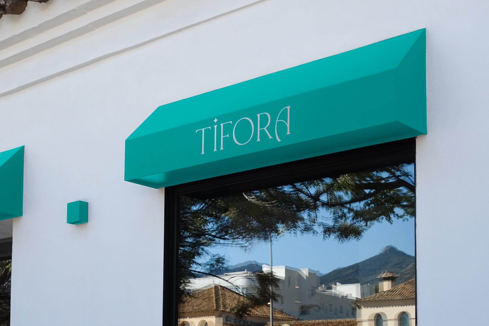 TIFORA — вытянутые буквоформы